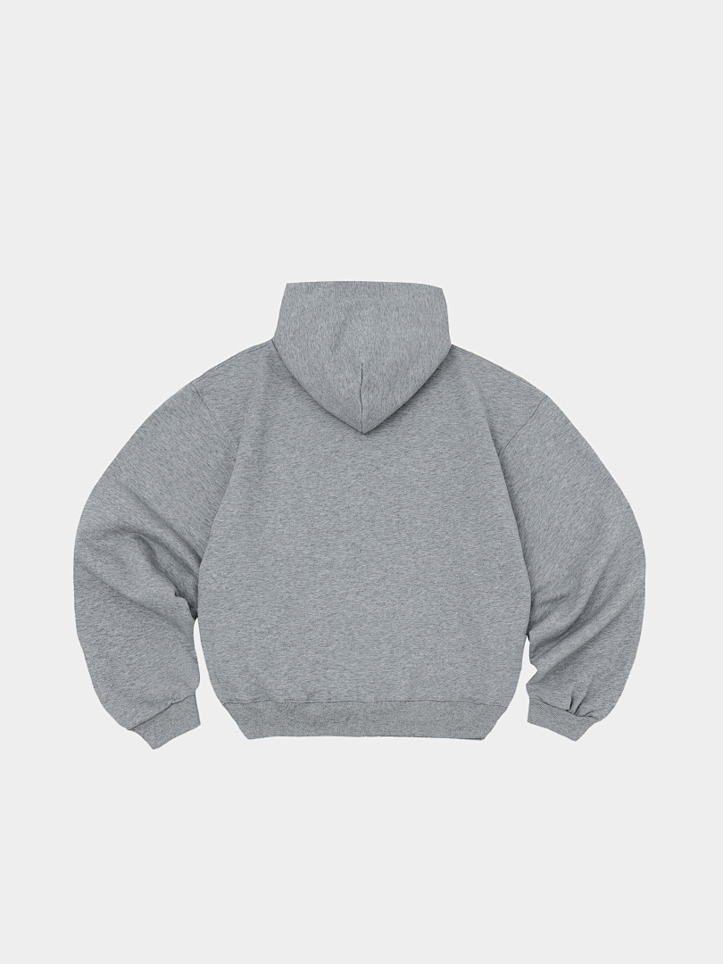 On Running 480Gsm Union Kingdom 100% Cotton Fleece Cropped Fit Zip-Up - Image 3