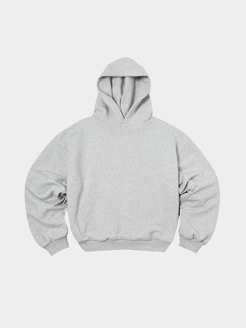 On Running 1000Gsm Union Kingdom Double-Layer 100% Cotton Fleece Reversible Cropped Fit Hoodie - Image 2