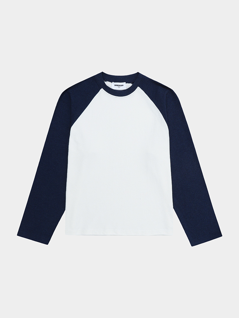 On Running 250Gsm Union Kingdom 100% Cotton Terry Texture Raglan Soft Long Sleeve - Image 2