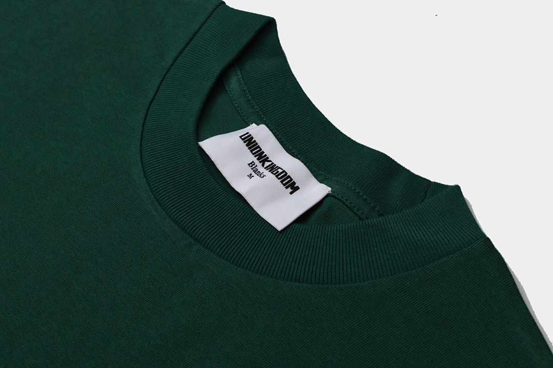 On Running 300Gsm Union Kingdom 100% Raw Cotton Loose Fit Blank T-Shirt - Image 10