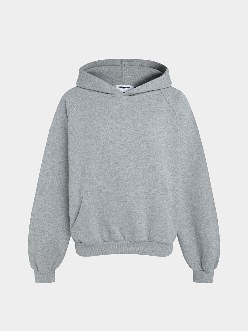 On Running 480Gsm Union Kingdom 100% Cotton French Terry Raglan Boxy Cropped Fit Hoodie - Image 3