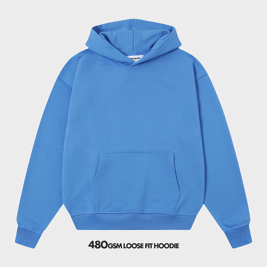 On Running 480Gsm Union Kingdom 100% Cotton French Terry Loose Fit Hoodie - Image 61