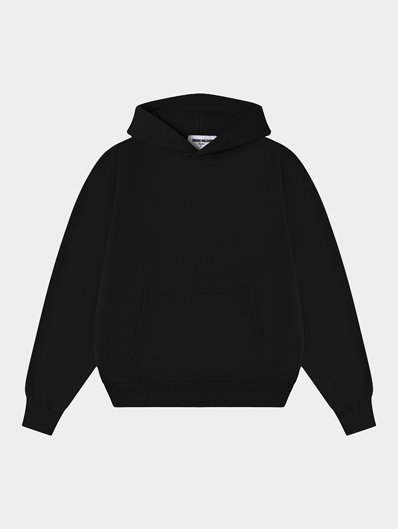 On Running 420Gsm Union Kingdom Terry Faric 100% Cotton Cropped Fit Blank Hoodie - Image 44