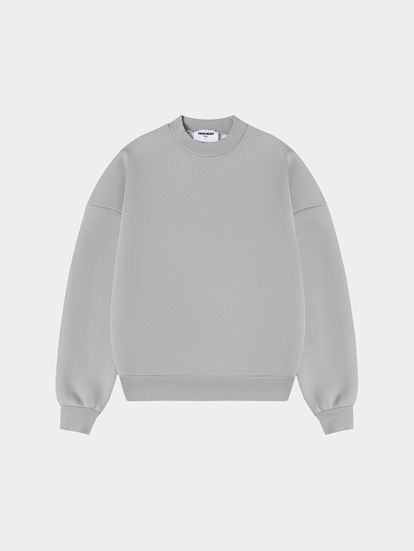 On Running 630Gsm Union Kingdom Boxy Cropped Fit Blank Crewneck - Image 29