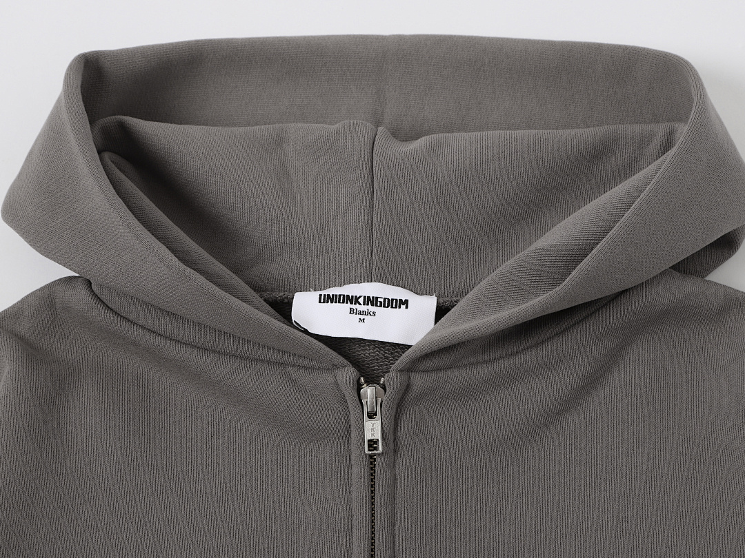 On Running 480Gsm Union Kingdom 100% Cotton French Terry Boxy Cropped Fit Zip-Up - Image 36