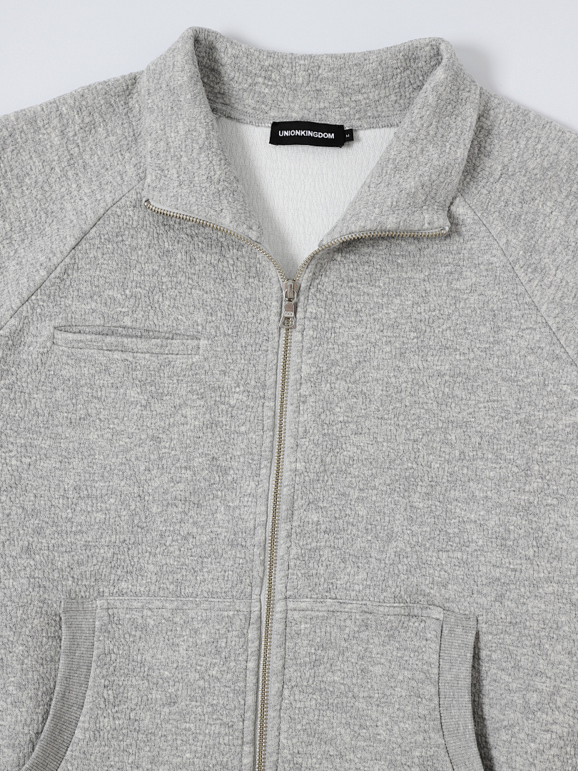 On Running 380Gsm Union Kingdom Bubble Texture Soft Boxy Cropped Fit Tracksuit - Image 45