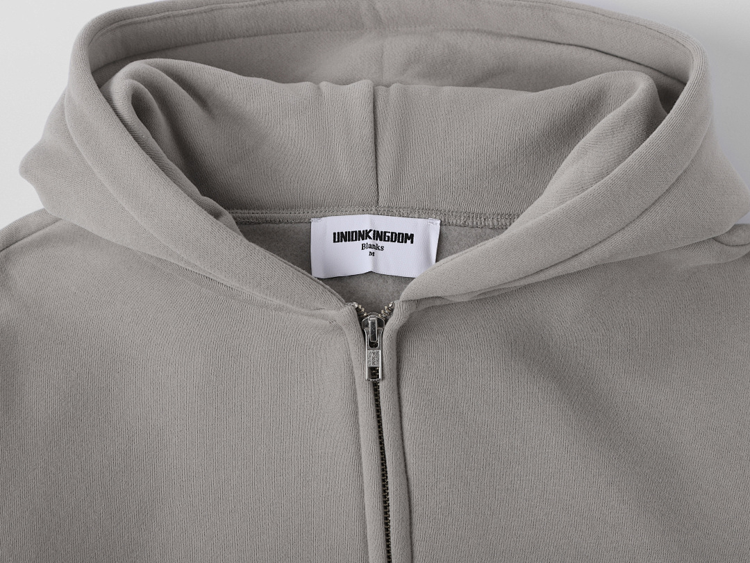 On Running 360Gsm Union Kingdom Loose Fit Blank Zip-Up Hoodie And Tracksuit - Image 37