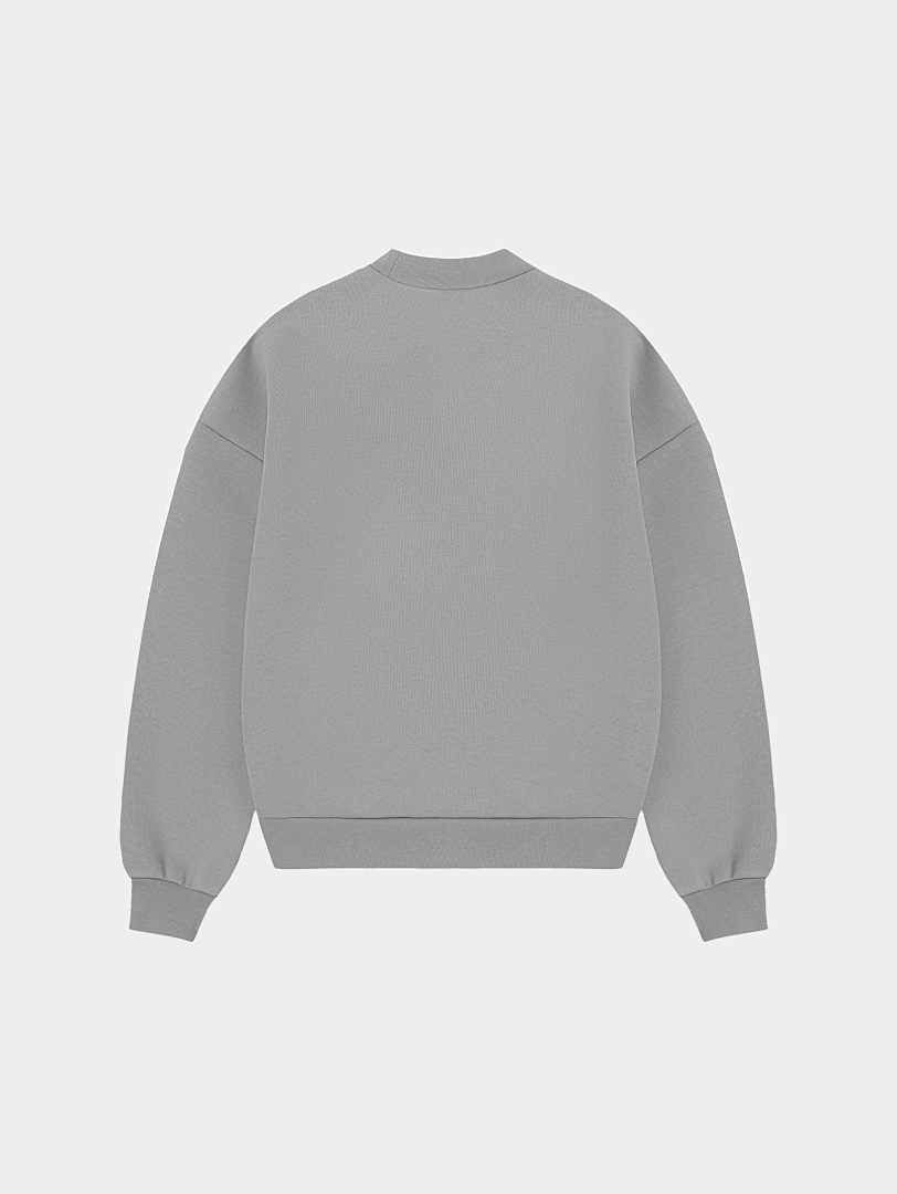On Running 630Gsm Union Kingdom Boxy Cropped Fit Blank Crewneck - Image 46