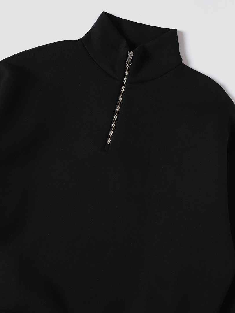 On Running 630Gsm Union Kingdom Boxy Crop Fit Blank Quarter-Zip Sweatshirt - Image 34