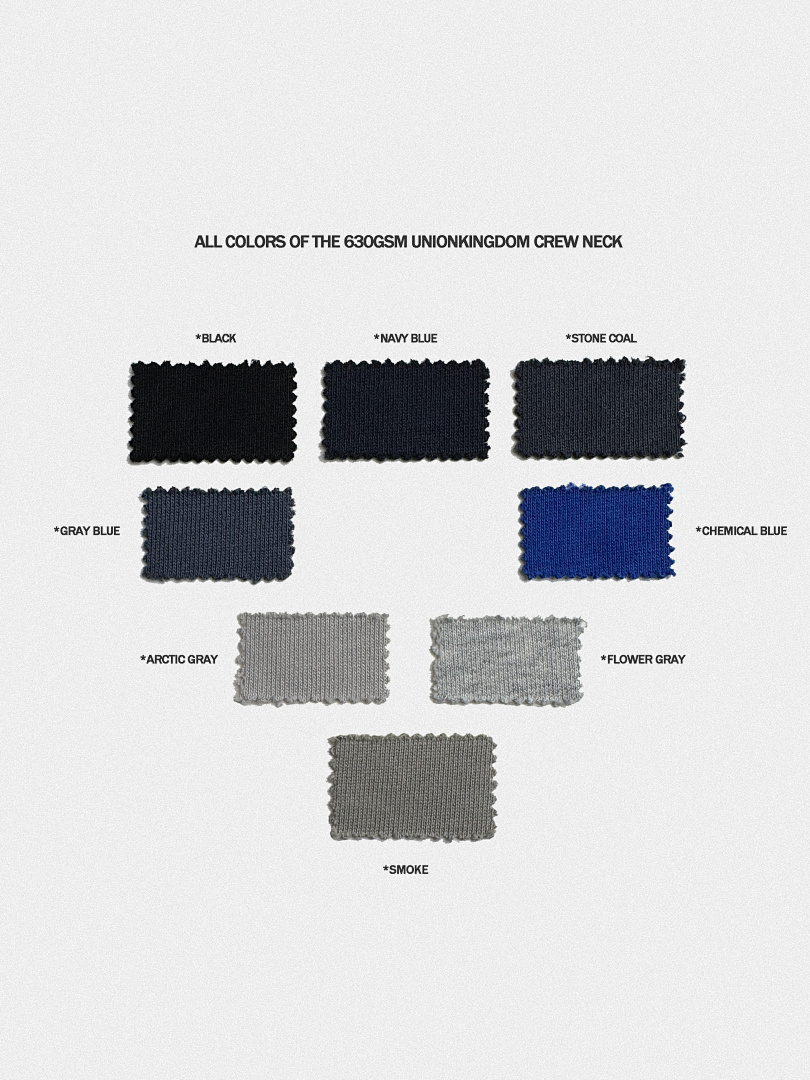 On Running 630Gsm Union Kingdom Boxy Cropped Fit Blank Crewneck - Image 64