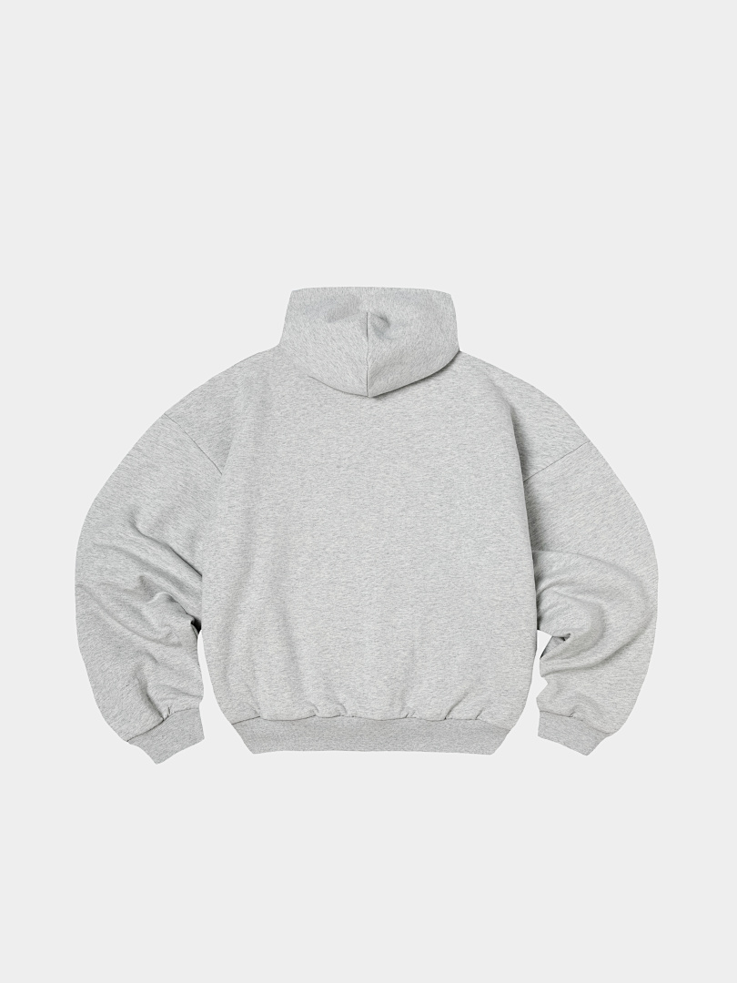 On Running 1000Gsm Union Kingdom Double-Layer 100% Cotton Fleece Reversible Cropped Fit Hoodie - Image 4