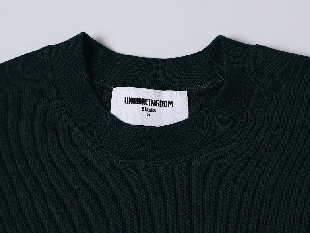 On Running 240Gsm Union Kingdom 100% Cotton Boxy Cropped Fit Blank T-Shirt - Image 42