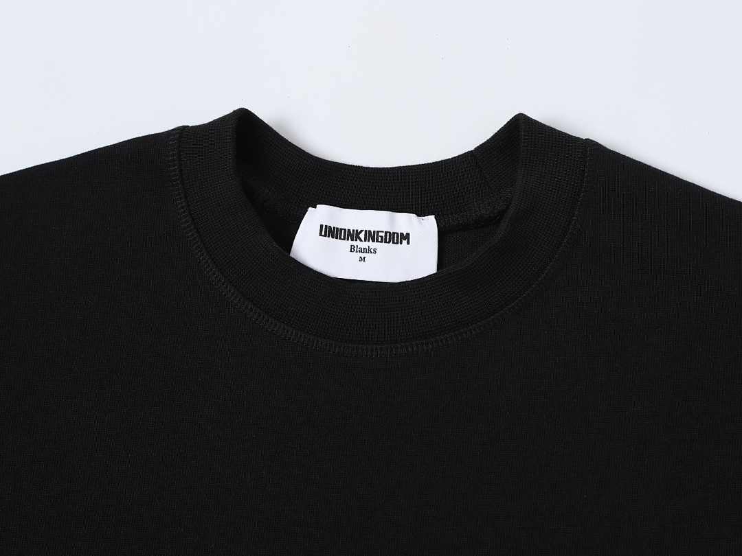 On Running 400Gsm Union Kingdom 100% Cotton Boxy Cropped Fit Washed Blank T-Shirt - Image 33