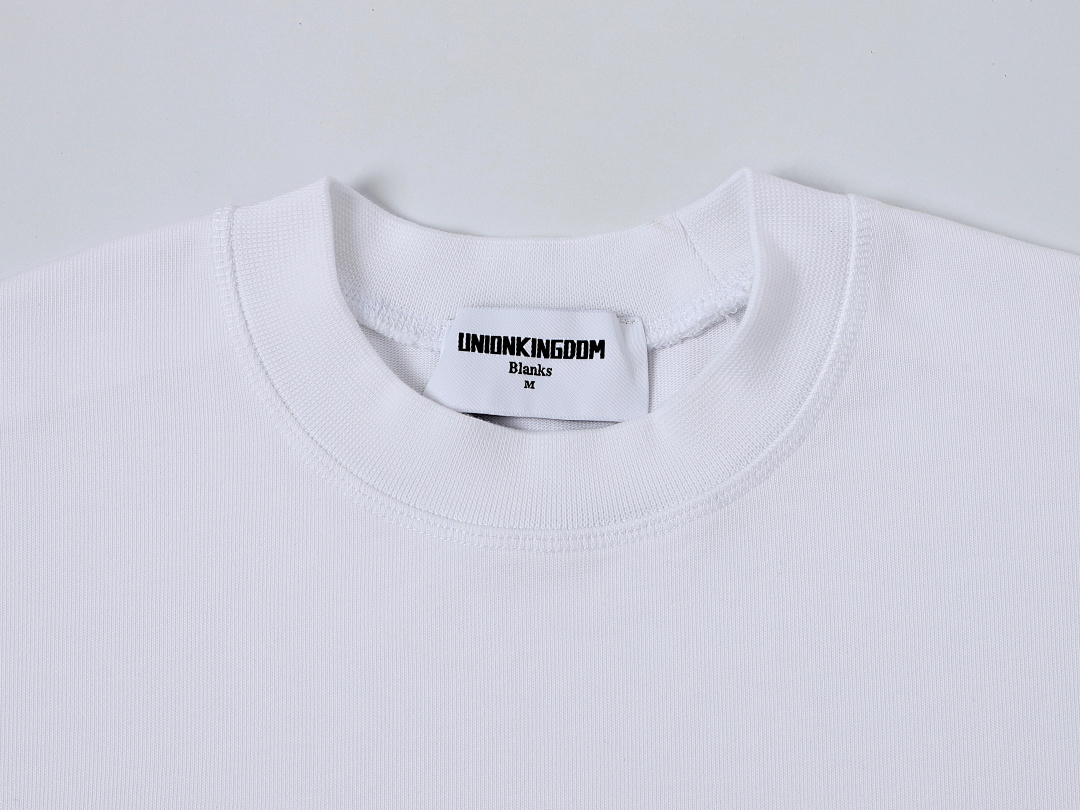 On Running 400Gsm Union Kingdom 100% Cotton Boxy Cropped Fit Washed Blank T-Shirt - Image 42