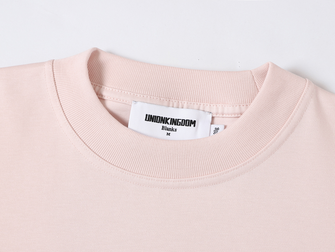 On Running 320Gsm Union Kingdom 100% Cotton Loose Fit Blank T-Shirt - Image 15