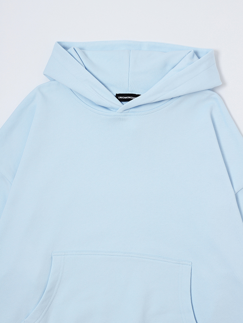 On Running 360Gsm Union Kingdom 100% Cotton French Terry Boxy Cropped Fit Hoodie - Image 12