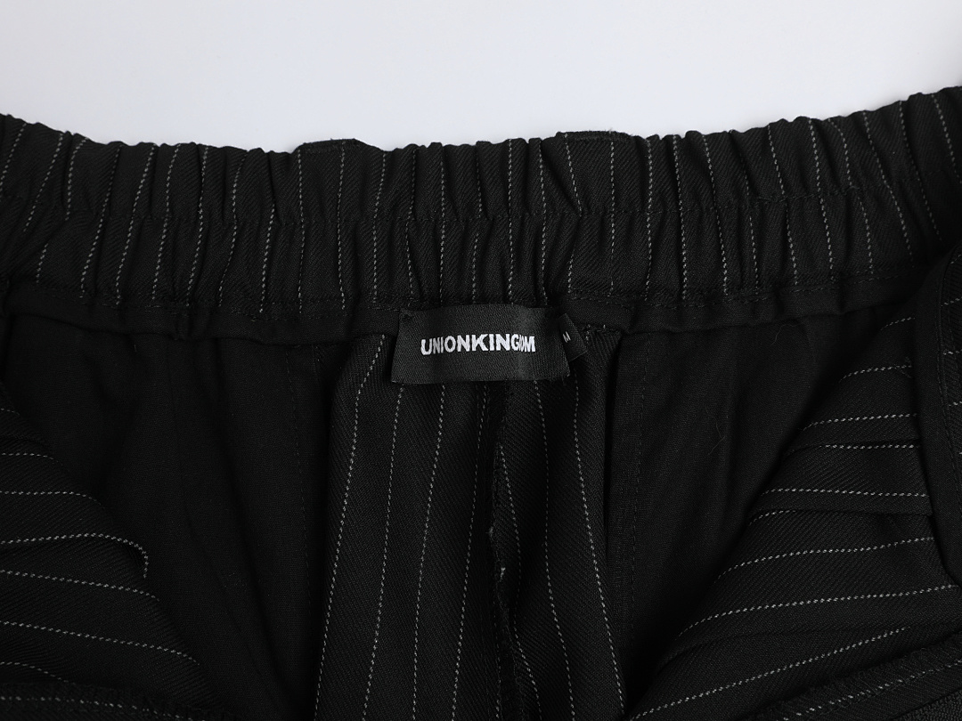 On Running [Restocking]300Gsm Union Kingdom Baggy Fit Striped Pleated Pant - Image 23