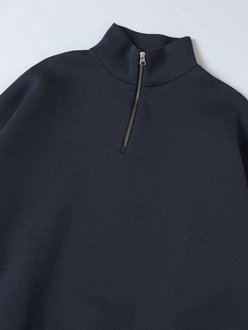 On Running 630Gsm Union Kingdom Boxy Crop Fit Blank Quarter-Zip Sweatshirt - Image 16
