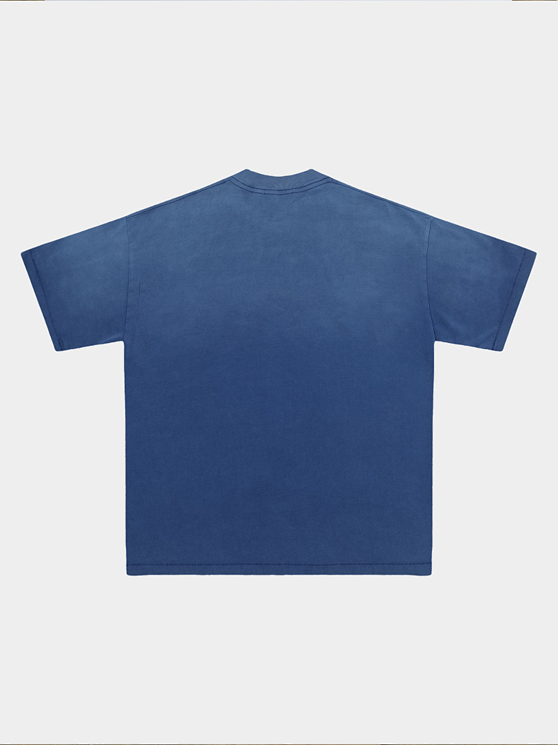 On Running 250Gsm Union Kingdom Vintage Washed 100% Cotton Loose Fit Blank T-Shirt - Image 12