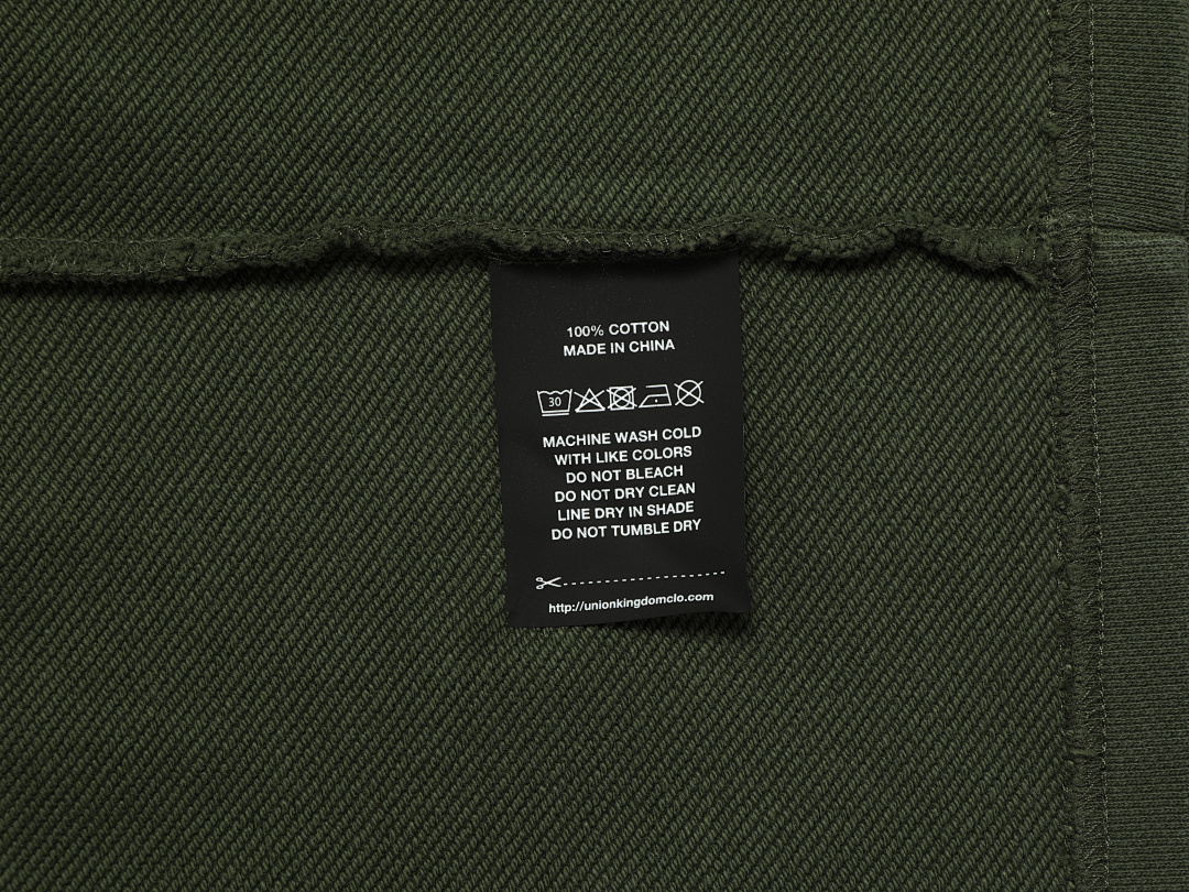On Running [Preview]480Gsm Union Kingdom Vintage 100% Cotton French Terry Cropped Fit Collared Sweater - Image 8