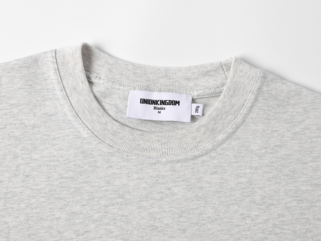 On Running 220Gsm Union Kingdom 100% Cotton Loose Fit Blank T-Shirt - Image 22
