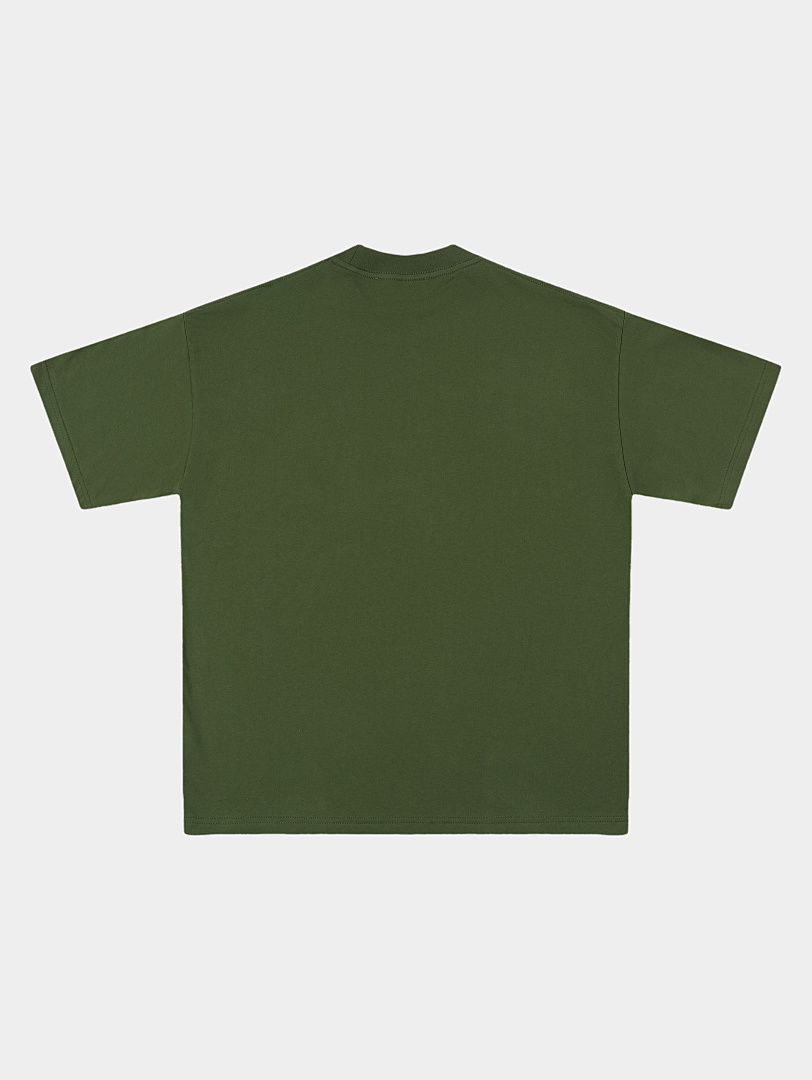 On Running 250Gsm Union Kingdom 100% Cotton Loose Fit Blank T-Shirt - Image 5