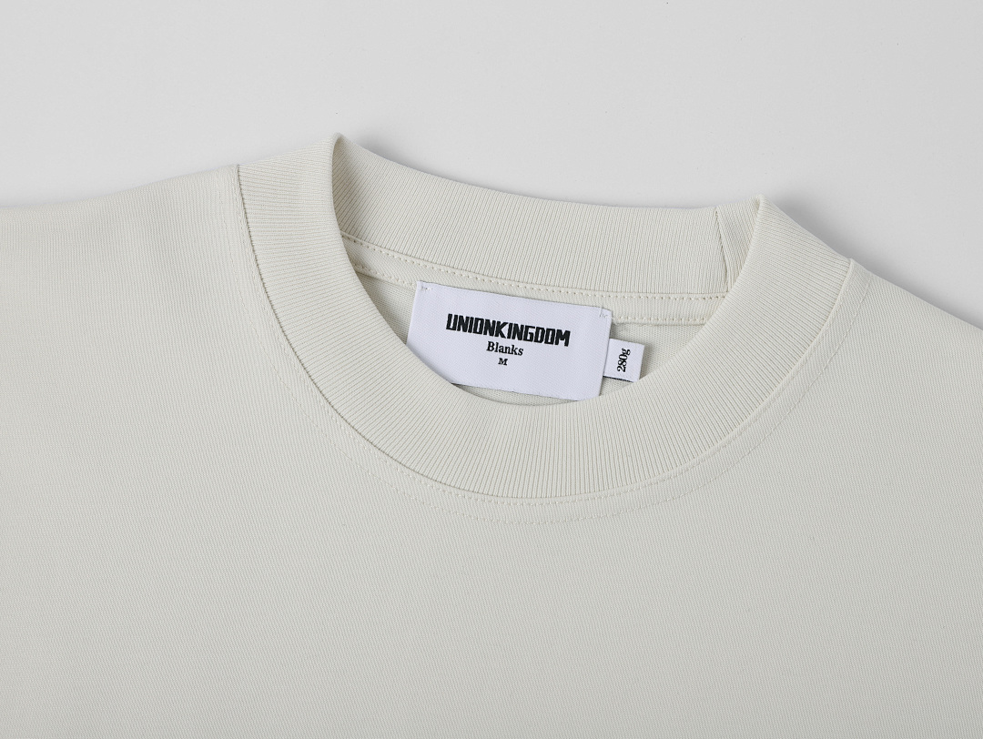 On Running 280Gsm Union Kingdom 100% Cotton Loose Fit Blank T-Shirt - Image 30