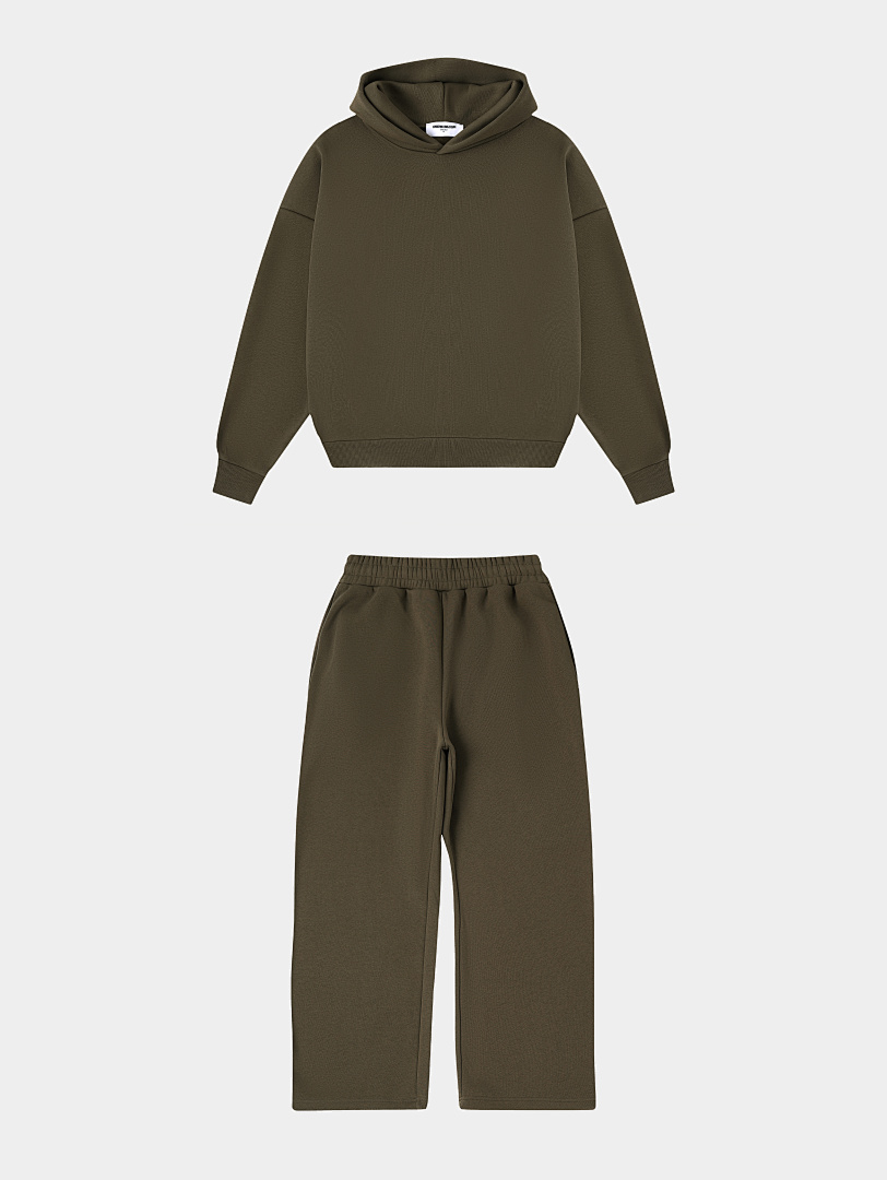 On Running 500Gsm Union Kingdom Orlon Fleece Boxy Cropped Fit Blank Tracksuits - Image 106