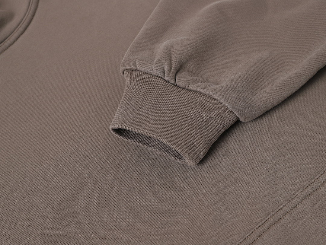 On Running 420Gsm Union Kingdom Terry Faric 100% Cotton Cropped Fit Blank Hoodie - Image 8