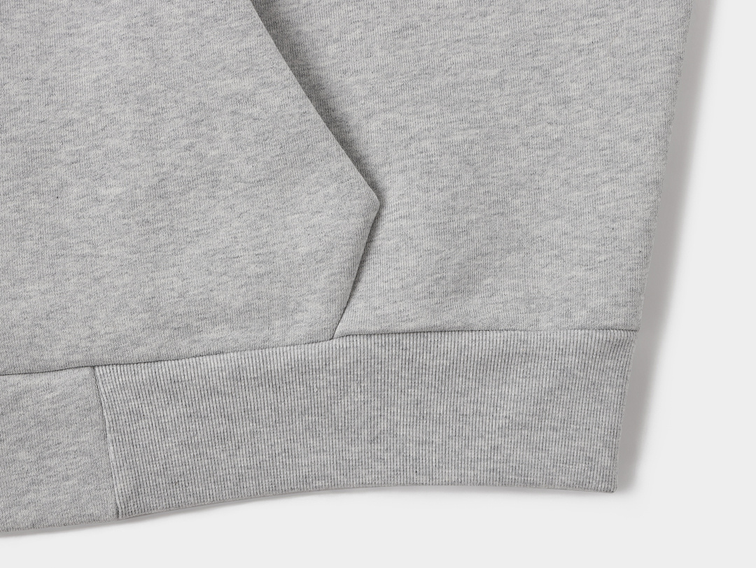 On Running 630Gsm Union Kingdom Boxy Cropped Fit Blank Zip-Up - Image 9