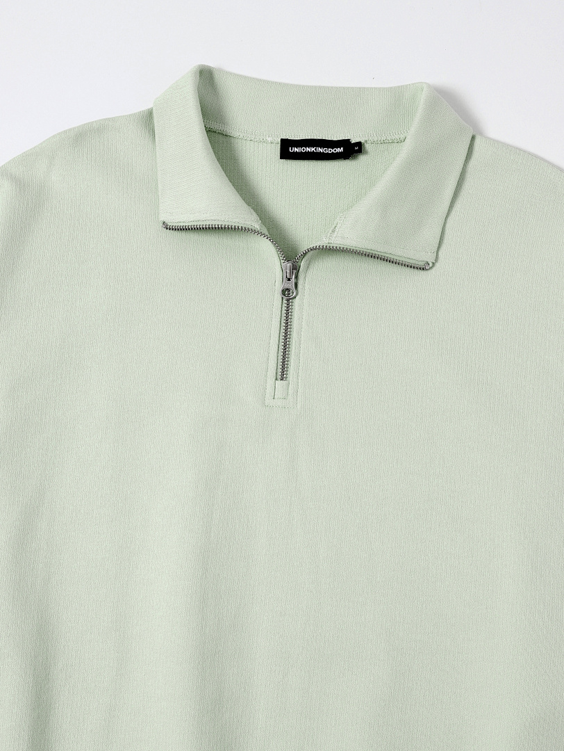 On Running 360Gsm Union Kingdom 100% Cotton Boxy Cropped Fit Quarter-Zip Sweatshirt - Image 5