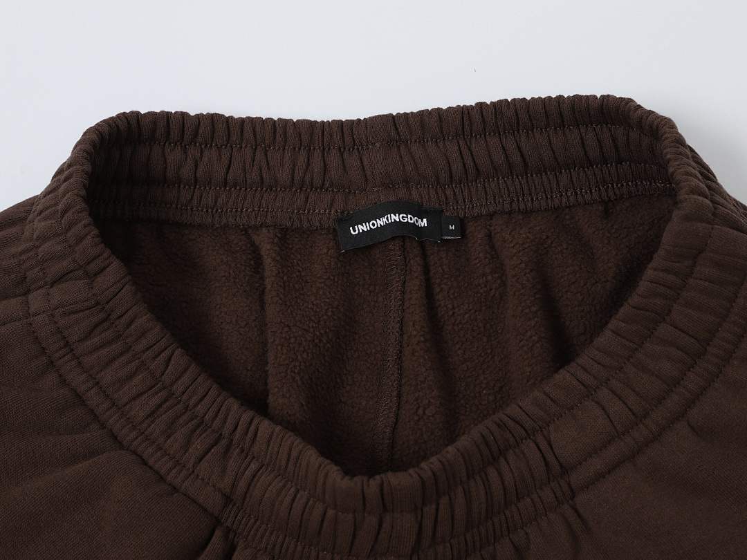 On Running 420Gsm Union Kingdom 100% Raw Cotton Fleece Blank Sweatpants - Image 15