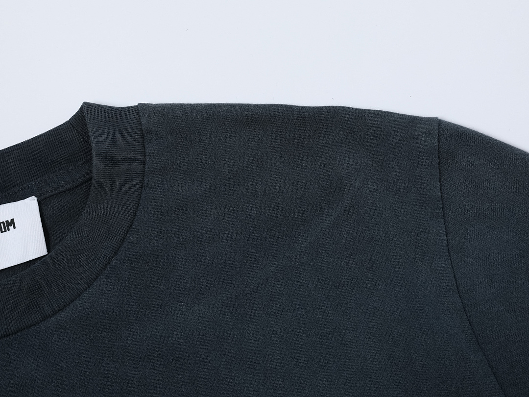 On Running 320Gsm Union Kingdom Vintage Washed 100% Cotton Regual Shoulder Blank T-Shirt - Image 15