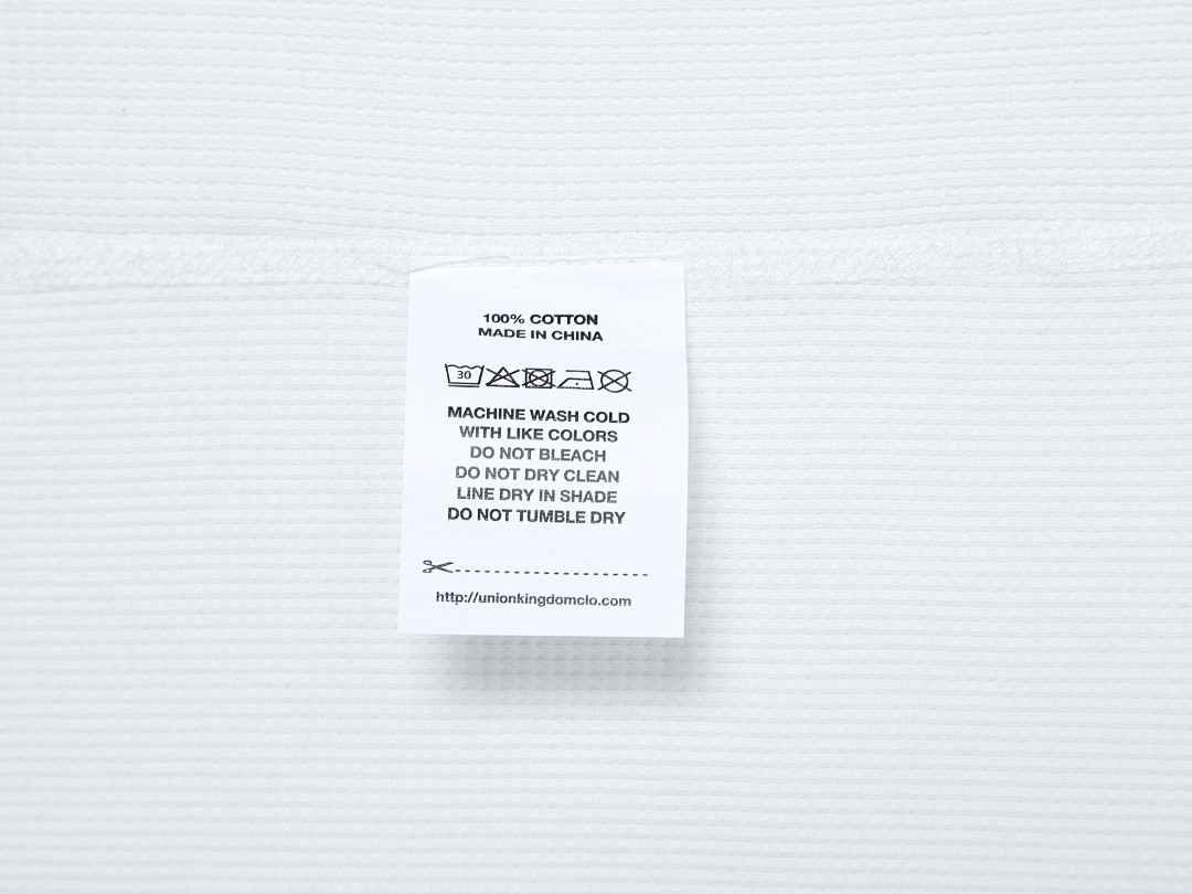 On Running 380Gsm Union Kingdom 100% Cotton Waffle Weave Soft Raglan Long Sleeve - Image 9