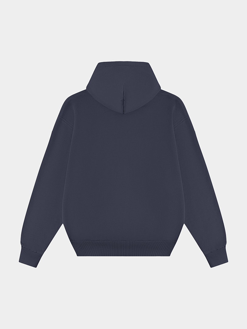 On Running 420Gsm Union Kingdom Terry Faric 100% Cotton Cropped Fit Blank Hoodie - Image 13