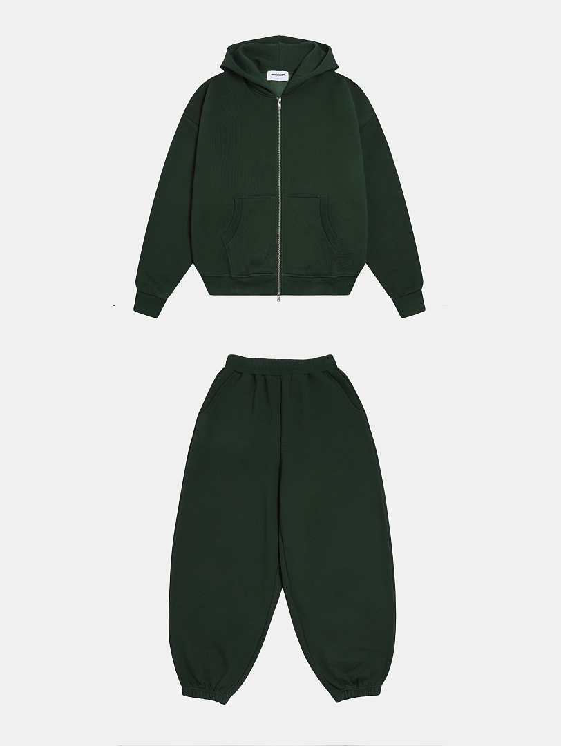 On Running 520Gsm Union Kingdom Boxy Cropped Fit Zip-Up - Image 12