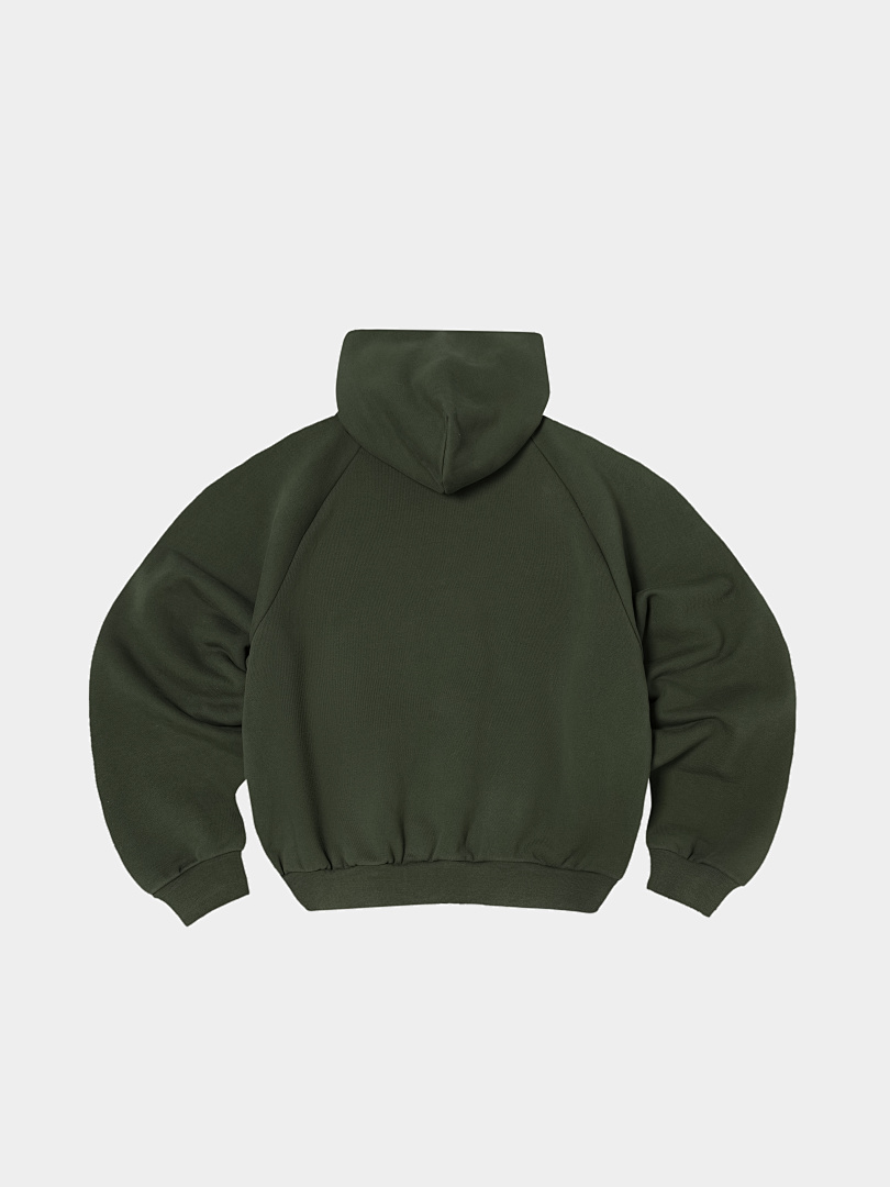 On Running 600Gsm Union Kingdom 100% Cotton Fleece Cropped Fit Hoodie And Baggy Sweatpants - Image 4