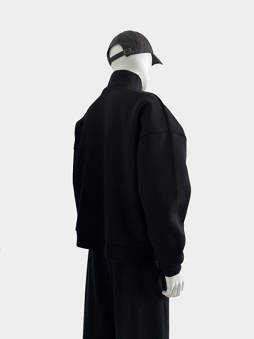 On Running 630Gsm Union Kingdom Boxy Crop Fit Blank Quarter-Zip Sweatshirt - Image 46