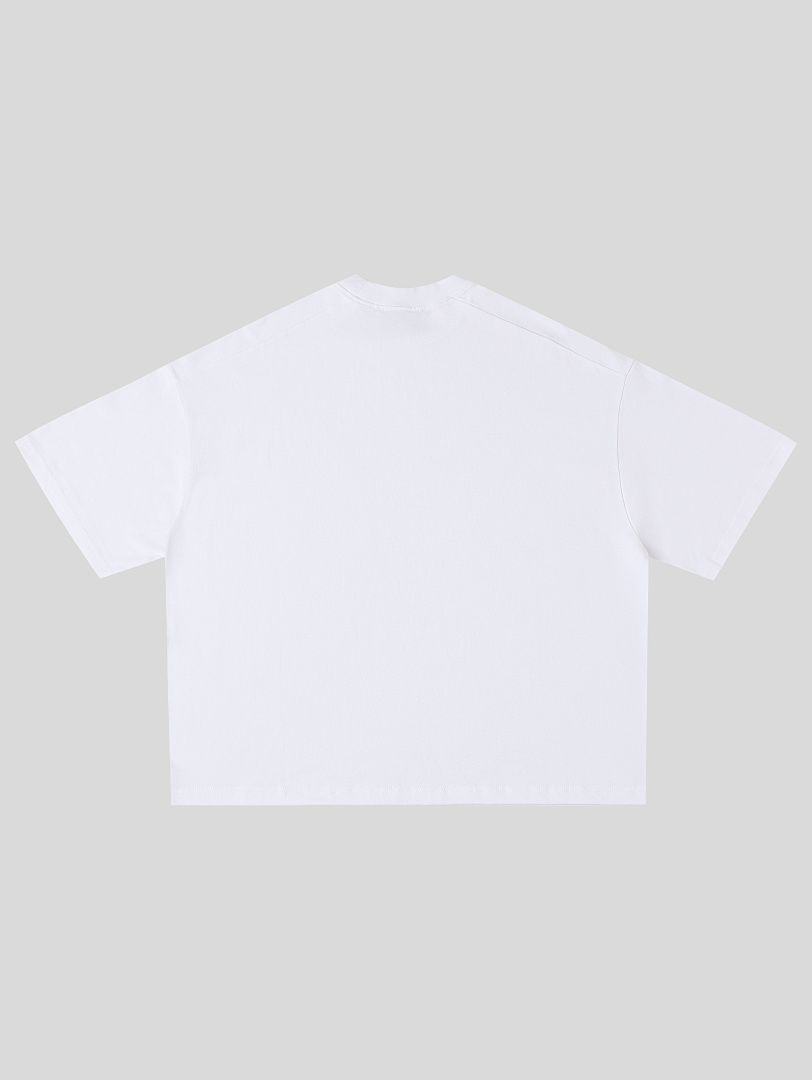 On Running 240Gsm Union Kingdom 100% Cotton Boxy Cropped Fit Blank T-Shirt - Image 23