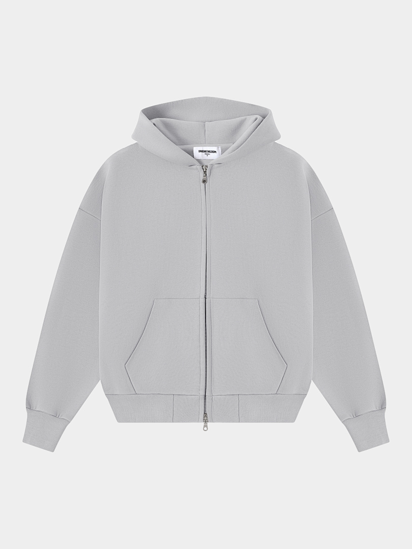 On Running 630Gsm Union Kingdom Boxy Cropped Fit Blank Zip-Up - Image 33
