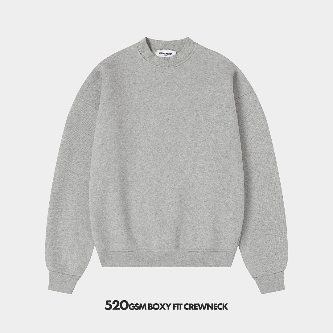 On Running 520Gsm Union Kingdom Boxy Fit Crewneck