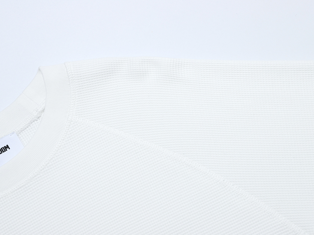 On Running 380Gsm Union Kingdom 100% Cotton Waffle Weave Soft Raglan Long Sleeve - Image 6
