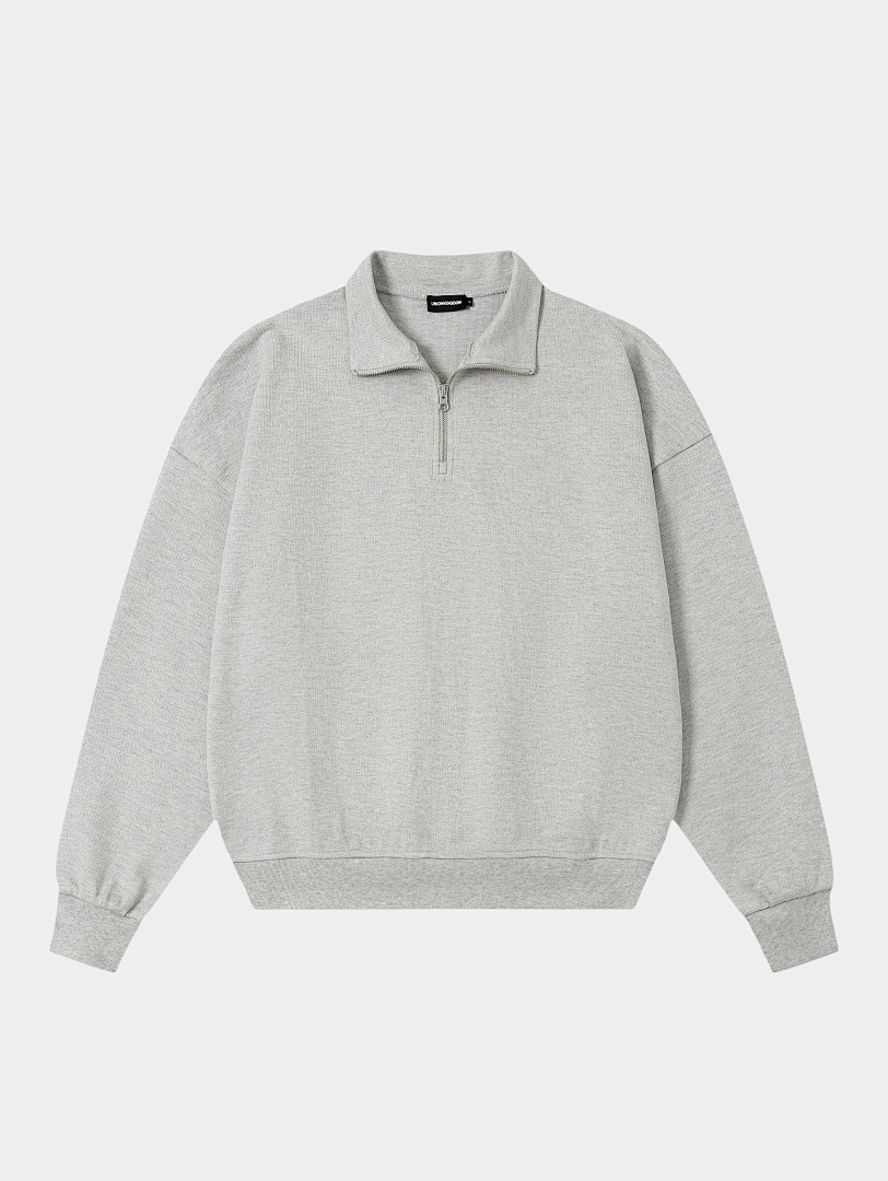 On Running 360Gsm Union Kingdom 100% Cotton Boxy Cropped Fit Quarter-Zip Sweatshirt - Image 11