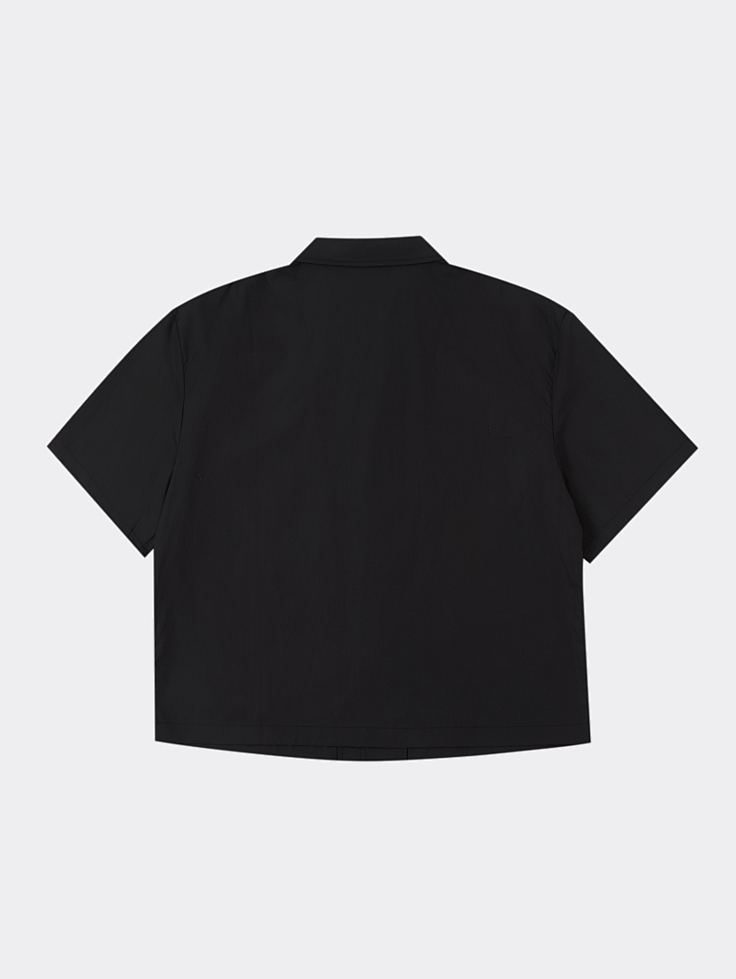 On Running 110Gsm Union Kingdom 100% Cotton Boxy Cropped Fit Cuban Shirt - Image 12