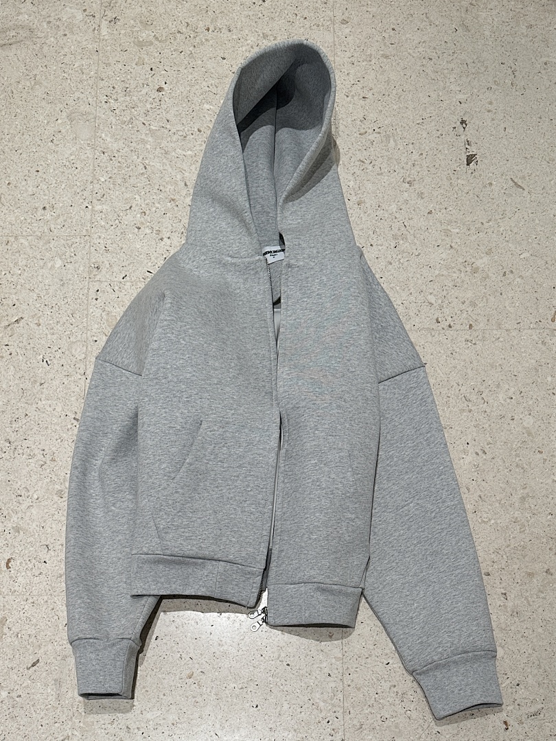 On Running 630Gsm Union Kingdom Boxy Cropped Fit Blank Zip-Up - Image 66