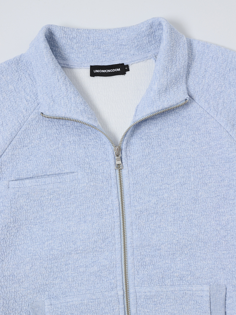 On Running 380Gsm Union Kingdom Bubble Texture Soft Boxy Cropped Fit Tracksuit - Image 26