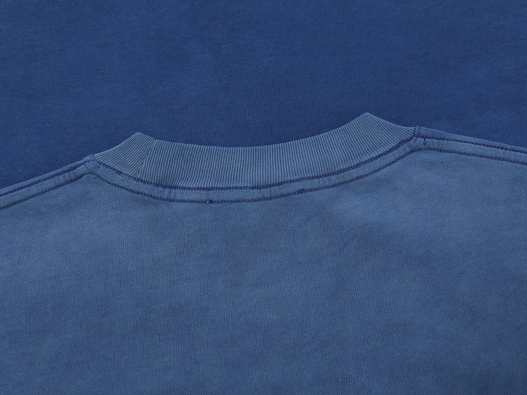 On Running 250Gsm Union Kingdom Vintage Washed 100% Cotton Loose Fit Blank T-Shirt - Image 14