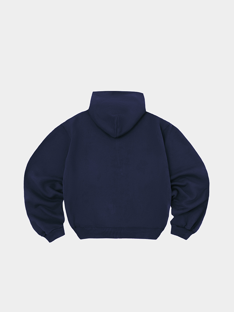 On Running 480Gsm Union Kingdom 100% Cotton Fleece Cropped Fit Zip-Up - Image 12