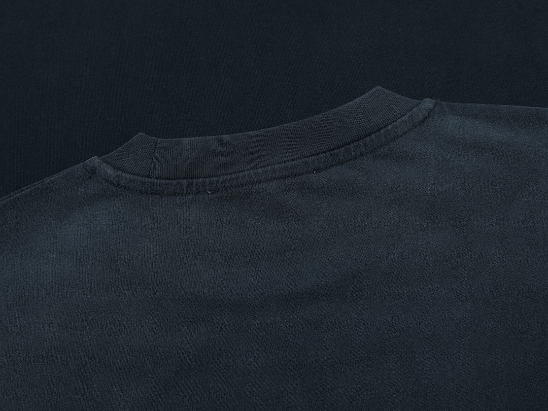 On Running 320Gsm Union Kingdom Vintage Washed 100% Cotton Regual Shoulder Blank T-Shirt - Image 14