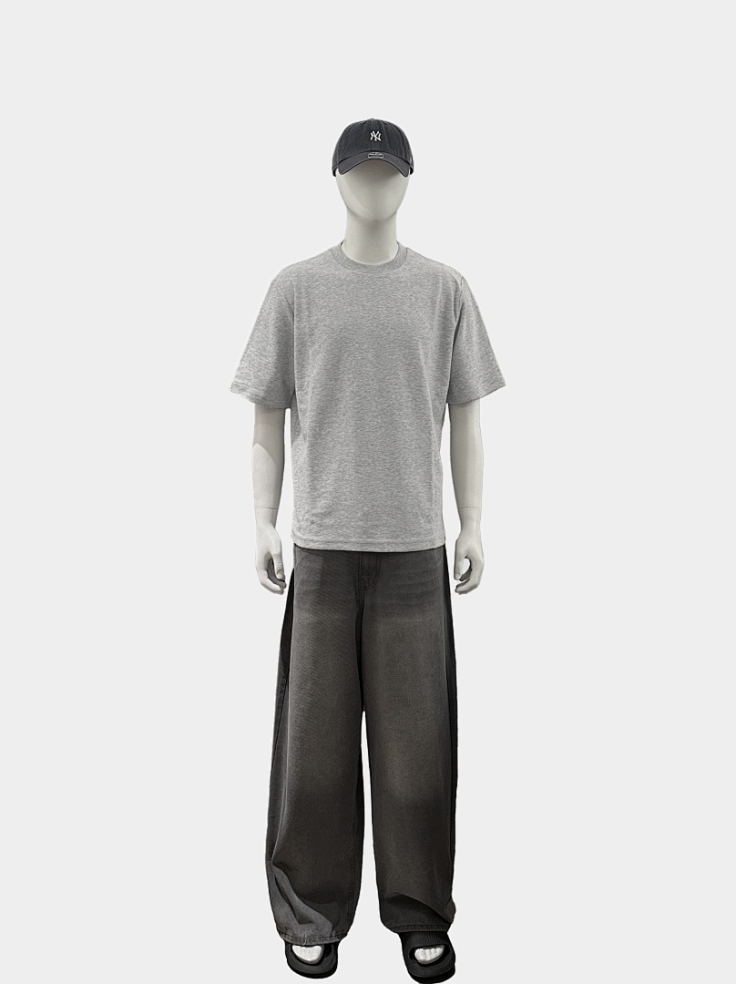 On Running 200Gsm Union Kingdom 100% Slub Cotton Regular Fit Blank T-Shirt - Image 2